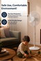 Kumtel KTF-350 Ventilador con Altura Ajustable Blanco